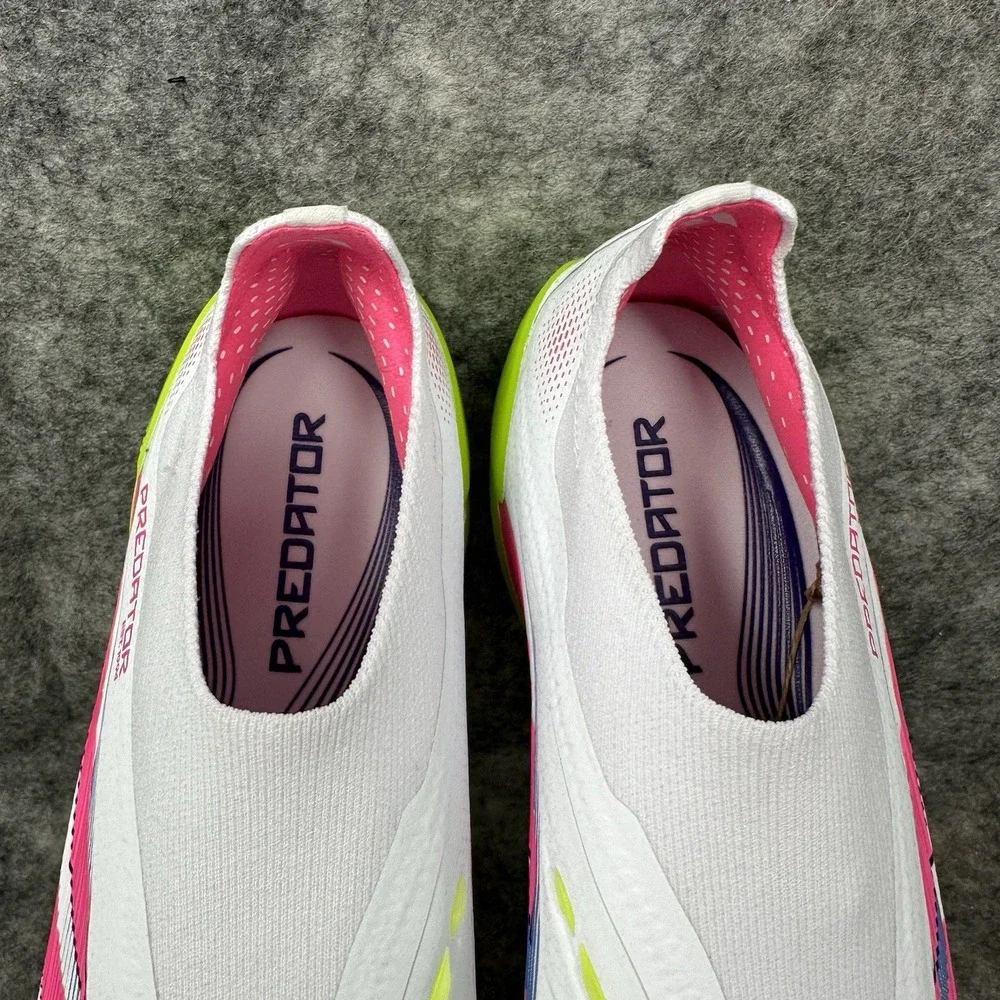 Adidas Predator Elite LL SG Soccer Cleats Mens 11.5 White Pink Celestial Victory